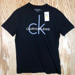Calvin Klein Logo Tee Black Small